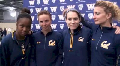 Cal women's DMR 23 sec school record at 2012 MPSF Indoor Championships