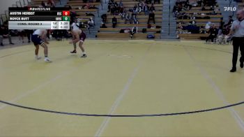 141 lbs Cons. Round 3 - Royce Butt, UW-Eau Claire vs Austin Herbst, Wisconsin-La Crosse