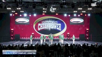 Ohio Elite Sport Complex - Code 722 [2026 L2 Youth - D2 - Small Day 1] 2026 Cheer Power Grand Nationals