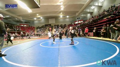 55-60 lbs Quarterfinal - Paige Patrick-Roberson, Coweta Tiger Wrestling vs Bryar Burch, Dark Cloud Wrestling Club