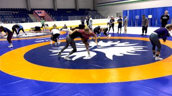 Team USA's Junior Women Get A Workout In After A Long Trip To Ufa Russia