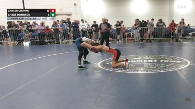 120 lbs Consi Of 16 #2 - Carter Chunko, PA vs Chazz Robinson, IL
