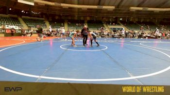 82 lbs Consi Of 8 #1 - OLIVIA KUKOVICH, HURRICANE WRESTLING ACADEMY vs Paisley Cox, Salina Kids Wrestling Club