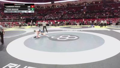 190 lbs Cons. Sub-quarters - Peter Graham, Teays Valley vs Cameron Fiasco, Lak. West