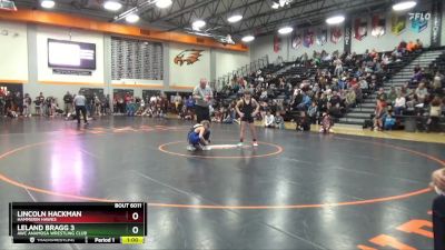 N-12 lbs Quarterfinal - Lincoln Hackman, Hammerin Hawks vs Leland Bragg 3, AWC Anamosa Wrestling Club