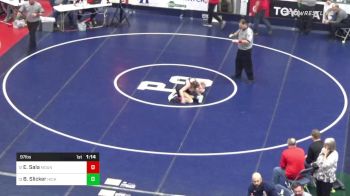 97 lbs Quarterfinal - Evan Sala, Mount Lebanon vs Brady Slicker, Hickory