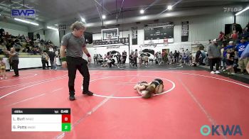 49 lbs Consolation - Laken Burt, Wagoner Takedown Club vs Garrett Potts, Wagoner Takedown Club