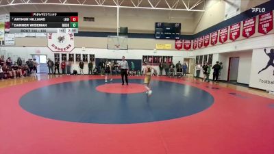 106 lbs Quarterfinal - Arthur Hilliard, Lingle-Ft. Laramie/Southeast vs Danner Wiseman, Moorcroft