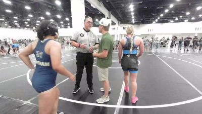 136 lbs Semifinal - Brylee Colwell, War vs Dulcy Martinez, Central Catholic WC