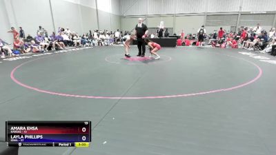 105 lbs Semis & 3rd Wb (16 Team) - Amara Ehsa, Kansas vs Layla Phillips, Iowa