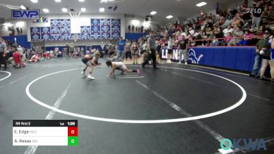 52-57 lbs Rr Rnd 2 - Emersyn Edge, Piedmont vs Avery Rosas, OKC Saints Wrestling