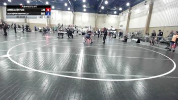 90-95 lbs Rr Rnd 2 - Amelia Baylis, A Force Wrestling vs Addison Neufeld, Daughters Of Zion