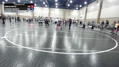 90-95 lbs Rr Rnd 2 - Amelia Baylis, A Force Wrestling vs Addison Neufeld, Daughters Of Zion