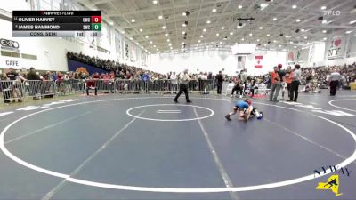 50 lbs Cons. Semi - James Hammond, Savage Wrestling Club vs Oliver Harvey, Cazenovia Wrestling Club