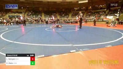 70 lbs Consi Of 16 #2 - Leo Sengos, Berge Elite Wrestling Academy vs Cason Zens, Lennox Youth Wrestling