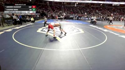 II-152 lbs Cons. Round 4 - Abdeen Zaggout, Unatego-Unadilla Valley Franklin vs Cooper Reed, Central Valley Academy