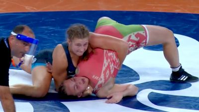 76 kg Semifinal - Kseniya Dzibuk, BLR vs Kylie Welker, USA