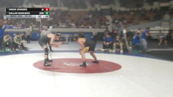 152-D3 Semifinal - Dallan Rawlings, Show Low High School vs Orion Johnsen, Sahuarita High School