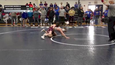 103 lbs Cons. Round 2 - Benjamin Hickman, SJCI vs Salvatore Marsilla, Monsignor Farrell