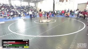 139 Girls Semifinal - Olivia Davis, Monte Vista vs Jaala Degannes, Mission Hills