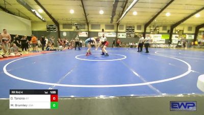 182 lbs Rr Rnd 4 - David Tanona, 417 Wrestling Club vs Mariyah Brumley, Lebanon, MO