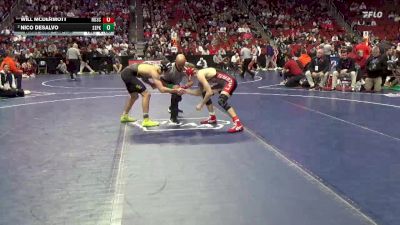 3A-138 lbs Quarterfinal - Will McDermott, North Scott vs Nico DeSalvo, Southeast Polk