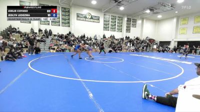 160 lbs Quarterfinals (8 Team) - Joelie Coyaso, Grand Canyon University Club vs Jeslyn Ledezma, Westcliff