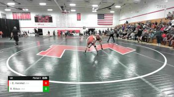 141 lbs Quarterfinal - Ethan Harsted, Unattached vs Ray Rioux, Indianapolis
