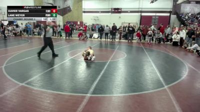 84 lbs Champ. Round 1 - Lane Weyer, Pursuit Wrestling vs Xavier Vargas, Forest Lake Wrestling Club