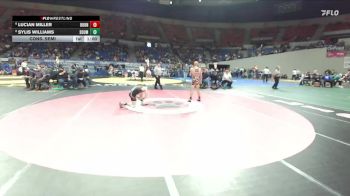 3A Boys 144 lbs Cons. Semi - Lucian Miller, Burns Boys vs Sylis Williams, South Umpqua Boys