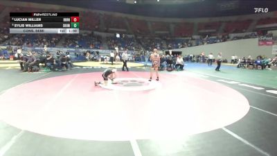 3A Boys 144 lbs Cons. Semi - Lucian Miller, Burns Boys vs Sylis Williams, South Umpqua Boys