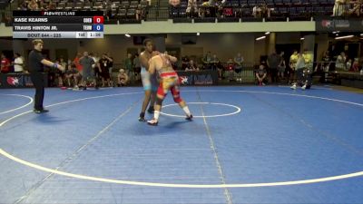 225 lbs 7th Place Match - Kase Kearns, Competitive Edge vs Travis Hinton Jr., Toss Em Up Wrestling Academy