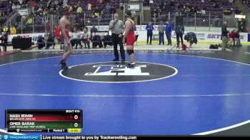 172 lbs Semifinal - Omer Barak, Lake Highland Prep School vs Nash Irwin, Bellefonte Area Hs