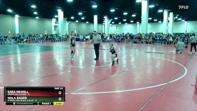 100 lbs Round 4 (8 Team) - Nola Rager, Florida Red Black & Blue vs Sara Newell, Grappling Gators