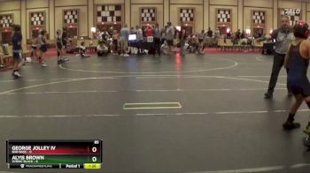 85 lbs Round 3 (4 Team) - George Jolley IV, Bad Bass vs Alyis Brown, SVRWC Black