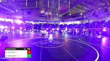 86 lbs Quarterfinal - Beckett Johansen, St. Paul vs Declan Witkowski, Team Hammer