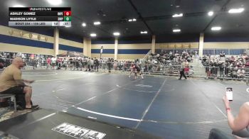 109 lbs Consi Of 8 #2 - Ashley Gomez, Imperial vs Madison Little, Sniper Wrestling Acadamy