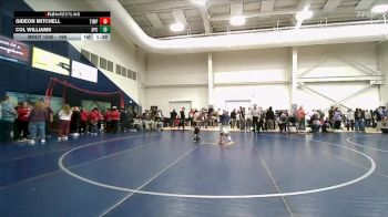 165 lbs 5th Place Match - Gideon Mitchell, Timpanogos vs Col Williams, Spring Creek