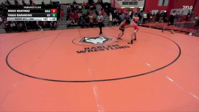 106 lbs Cons. Round 2 - Diego Martinez, Woodstock (MARIAN) vs Viggo Baranoski, Arlington Heights (HERSEY)