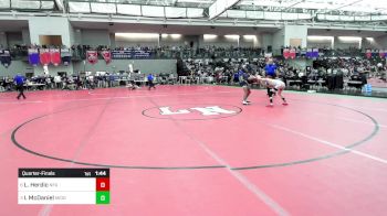 106 lbs Quarterfinal - Landon Herdic, Norwich Free Academy vs Isaiah McDaniel, Middletown