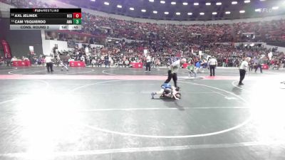 63 lbs Cons. Round 2 - Axl Jelinek, North Crawford Seneca vs Cam Ysquierdo, Askren Wrestling Academy
