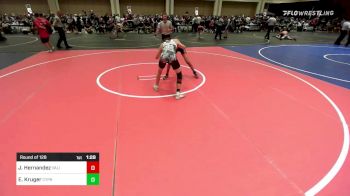 132 lbs Round Of 128 - Jaiden Hernandez, Valiant College Prep vs Eli Kruger, Cypress HS