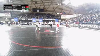 Boys 4A 150 lbs Cons. Round 1 - Nathaniel Triou, Mt. Si vs Benjamin Holmen, Redmond