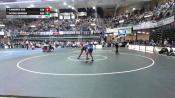 140 lbs Cons. Round 1 - Cambree Erb, Ellinwood HS vs Alysia Werner, Council Grove HS