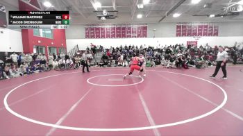 285 lbs Semifinal - William Martinez, Wells vs Jacob Brengolini, Marshwood