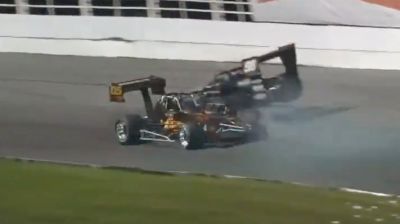 Leaders Tangle Last Lap of Mr. Supermodified at Oswego