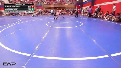 126 lbs Round Of 16 - Kolson Seachris, Bristow vs Ian Cartwright, Verdigris
