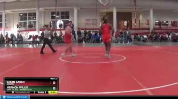 285 lbs Semifinal - Vernon Willis, Unattached - Indiana Tech vs Colin Baker, Wabash