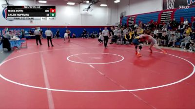 157 lbs Finals (2 Team) - Jesse Burg, Lakeland vs Caleb Hoffman, Baldwin Wallace