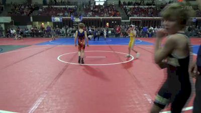 70 lbs Champ. Round 2 - Clayton Gardner, Miles City Wrestling Club vs Owen Morris, Fairfield Wrestling Club